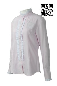 R226 Customize fashion Women's clothing Shirts  Design Shirts clothing manufacturer